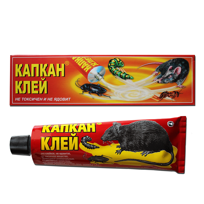 

Капкан клей для борьбы с грызунами и насекомыми-вредителями 135 г, Россия