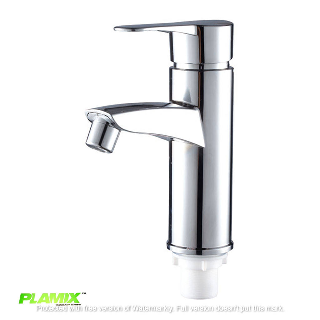 

Пластиковый смеситель для умывальника PLAMIX Sergio-001 Chrome (без подводки)