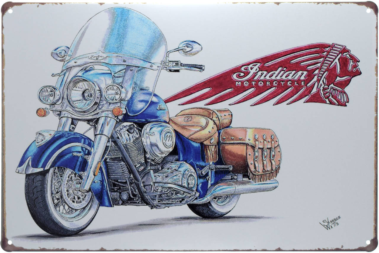 

Металлическая табличка "Indian (Motorcycle)" (ms-00690)