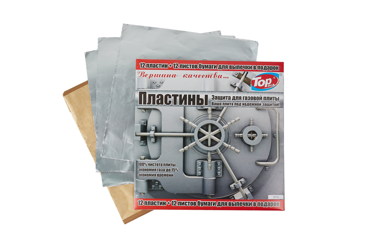 

Пластина для плиты TOP PACK 12 листов+12л пергамента