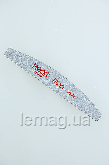 

HEART Пилка для ногтей Half TITAN 80/80, 1 шт.