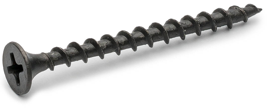 

Саморез г\к черный 4.2х75 по дереву фосфатированный 1000+1 (250 шт\уп)