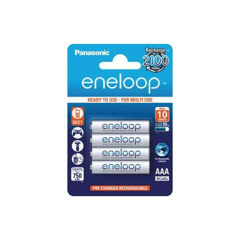 

Аккумулятор Ni-MH AAA/HR03 750mAh 4шт Eneloop PANASONIC