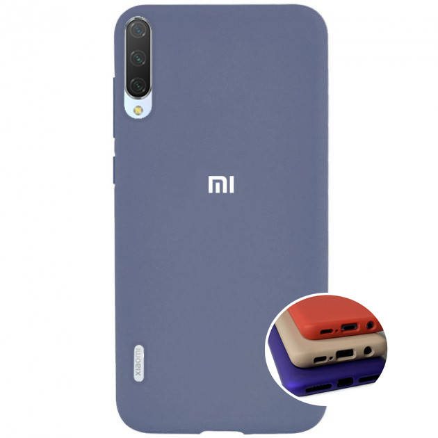 

Чехол Silicone FULL case для Xiaomi Mi 9 Lite (17) Lavander Grey лаванда серый