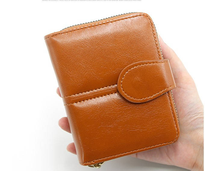 

2219 Женские кошельки Эко кожа коричневый