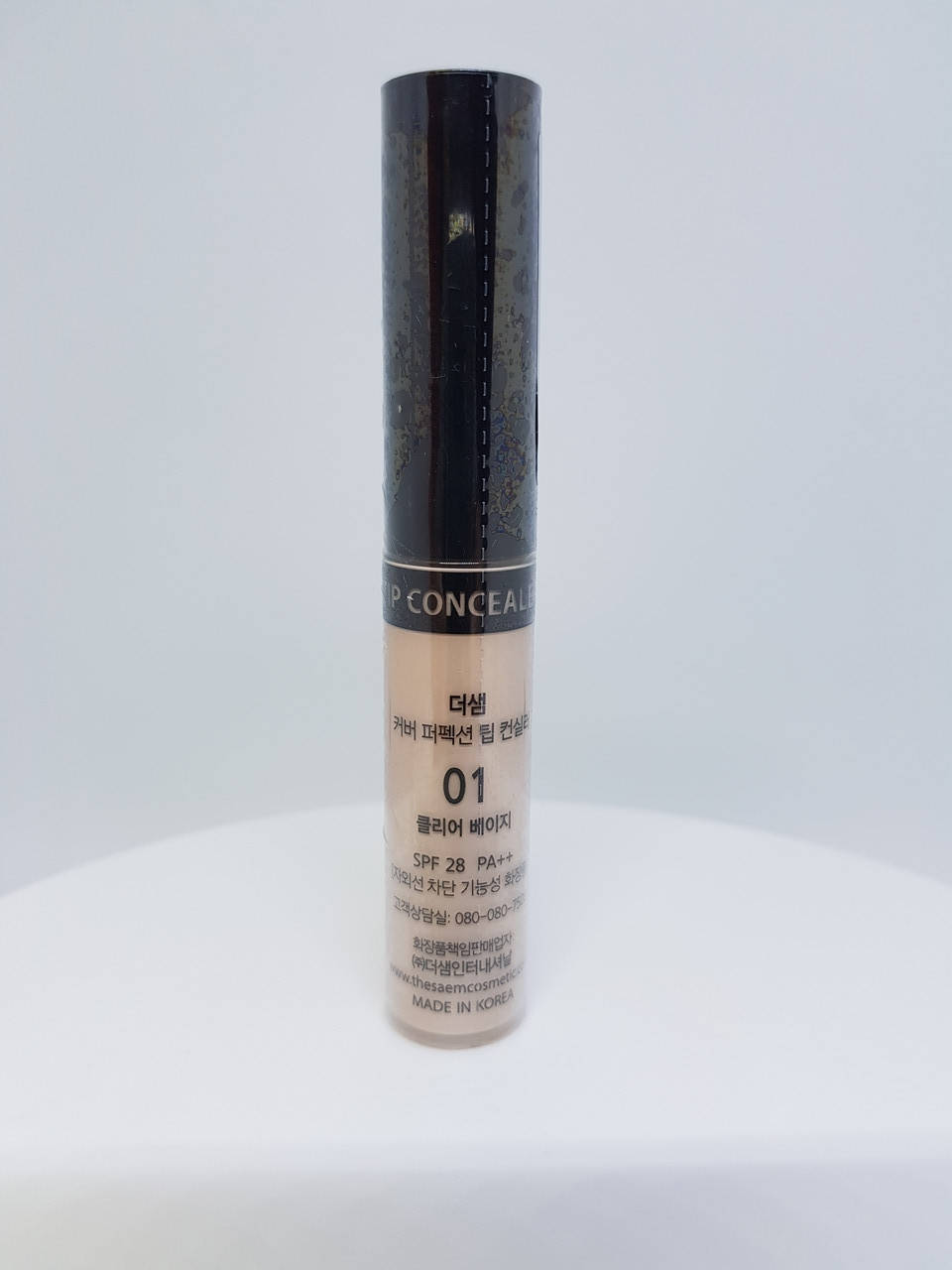 

Жидкий консилер The Saem Cover Perfection Tip Concealer №01 Clear Beige