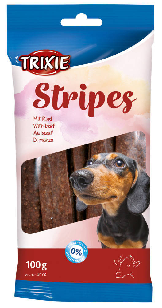 

Trixie Stripes with Beef Лакомство для собак палочки с говядиной 10шт, 100 г
