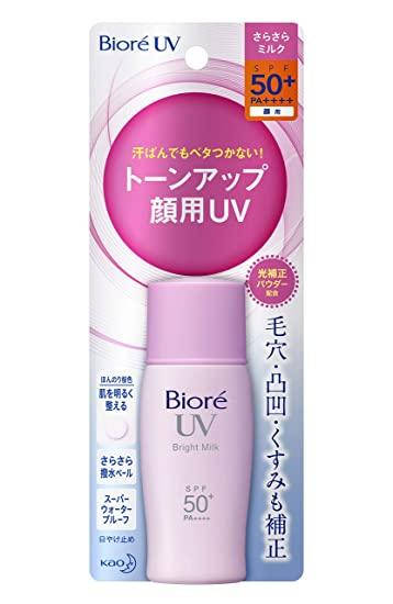

Солнцезащитное водостойкое молочко Biore UV Bright Milk SPF 50+ PA++++
