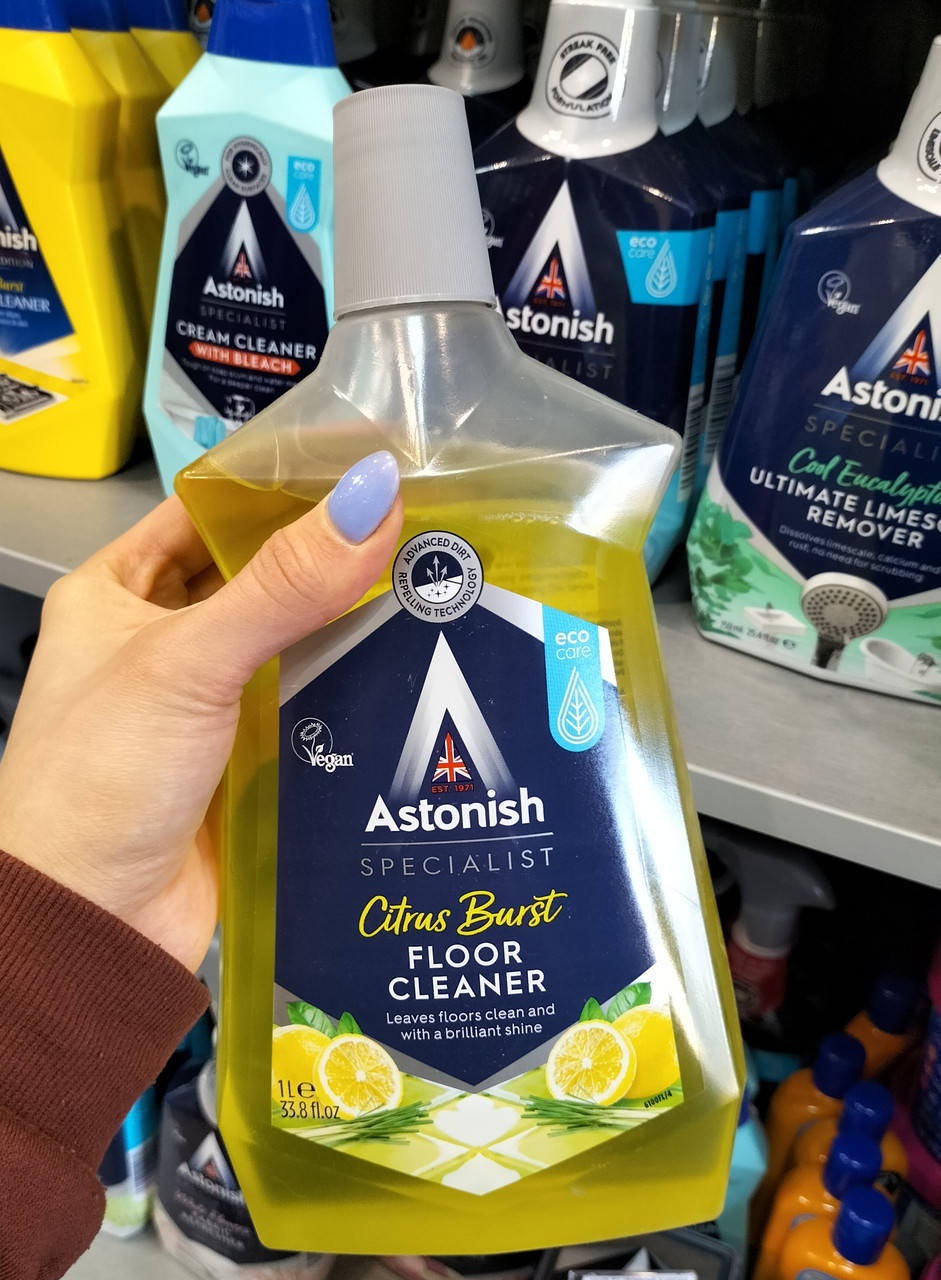 

Универсальный суперконцентрат для мытья пола Astonish Цитрус 1л