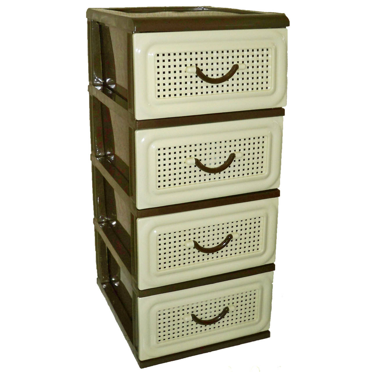 

Комод пластиковый Fine 4 ящика. 87х38х46