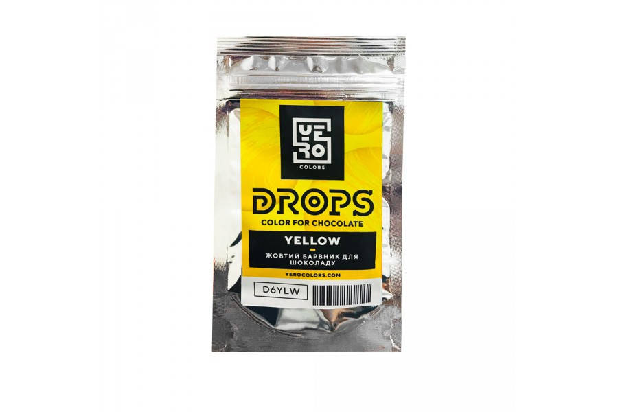 

Жирорастворимый краситель для шоколада YERO Colors в дропсах "Желтый"