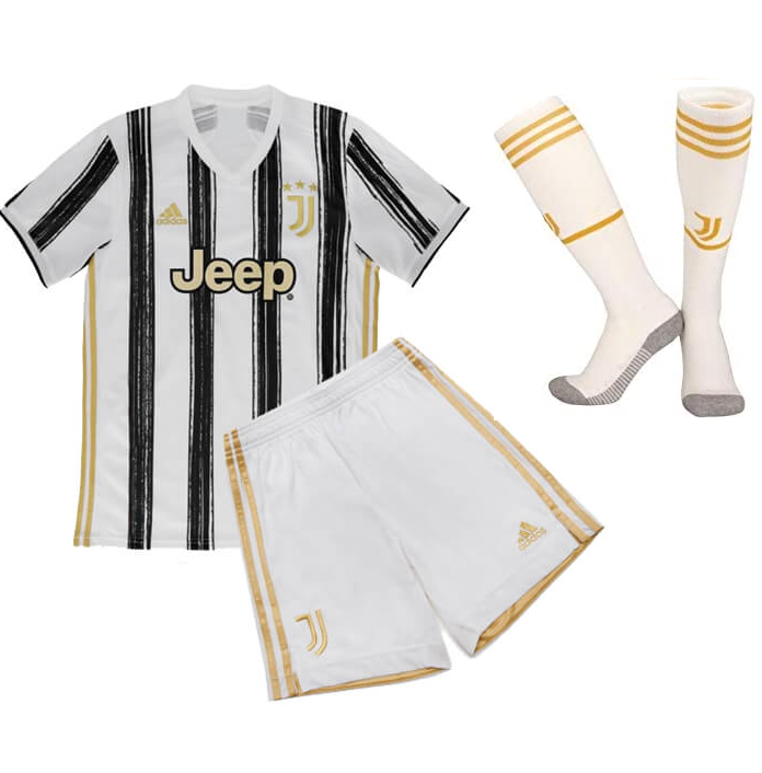 

Детская домашняя футбольная форма FC JUVENTUS 2021 с гетрами 28 (155см)