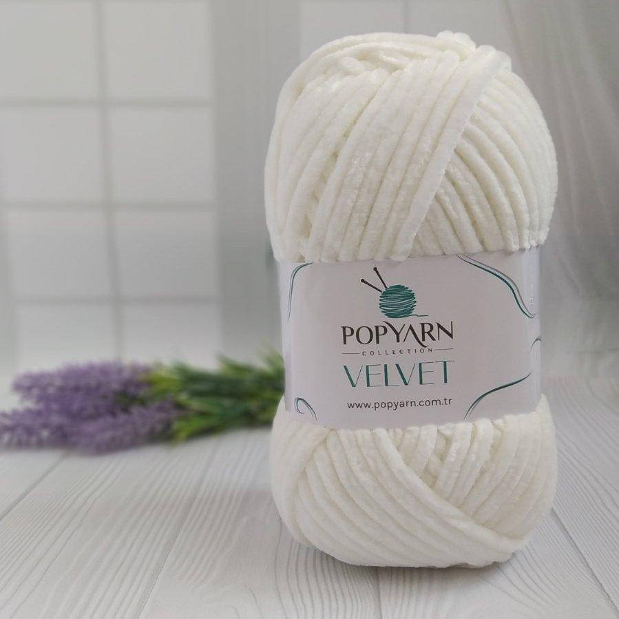 

Popyarn Velvet №002 молочний