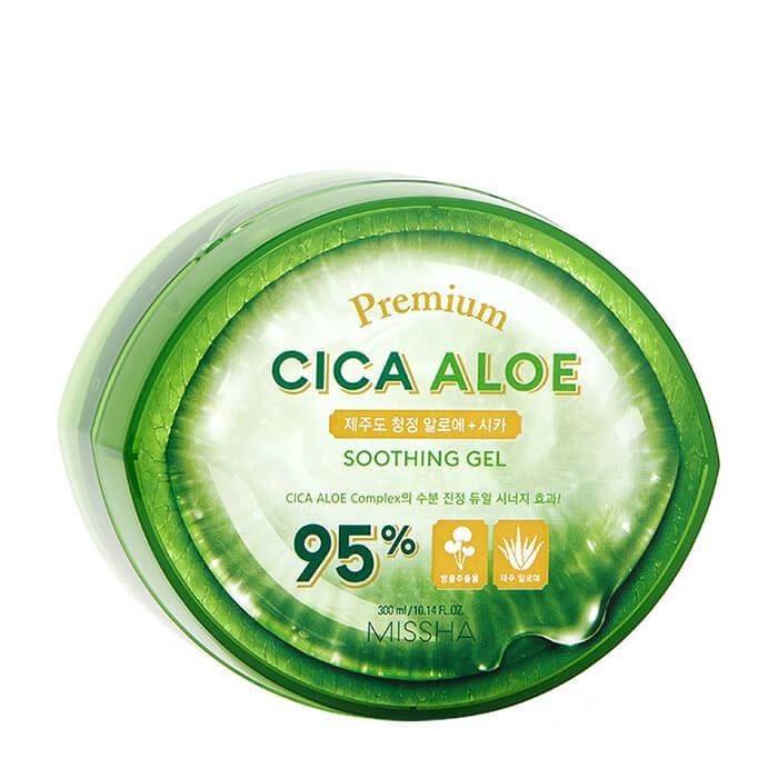 

Увлажняющий гель для кожи лица и тела Missha Premium Cica Aloe Soothing Gel 300 мл (8809643505796)