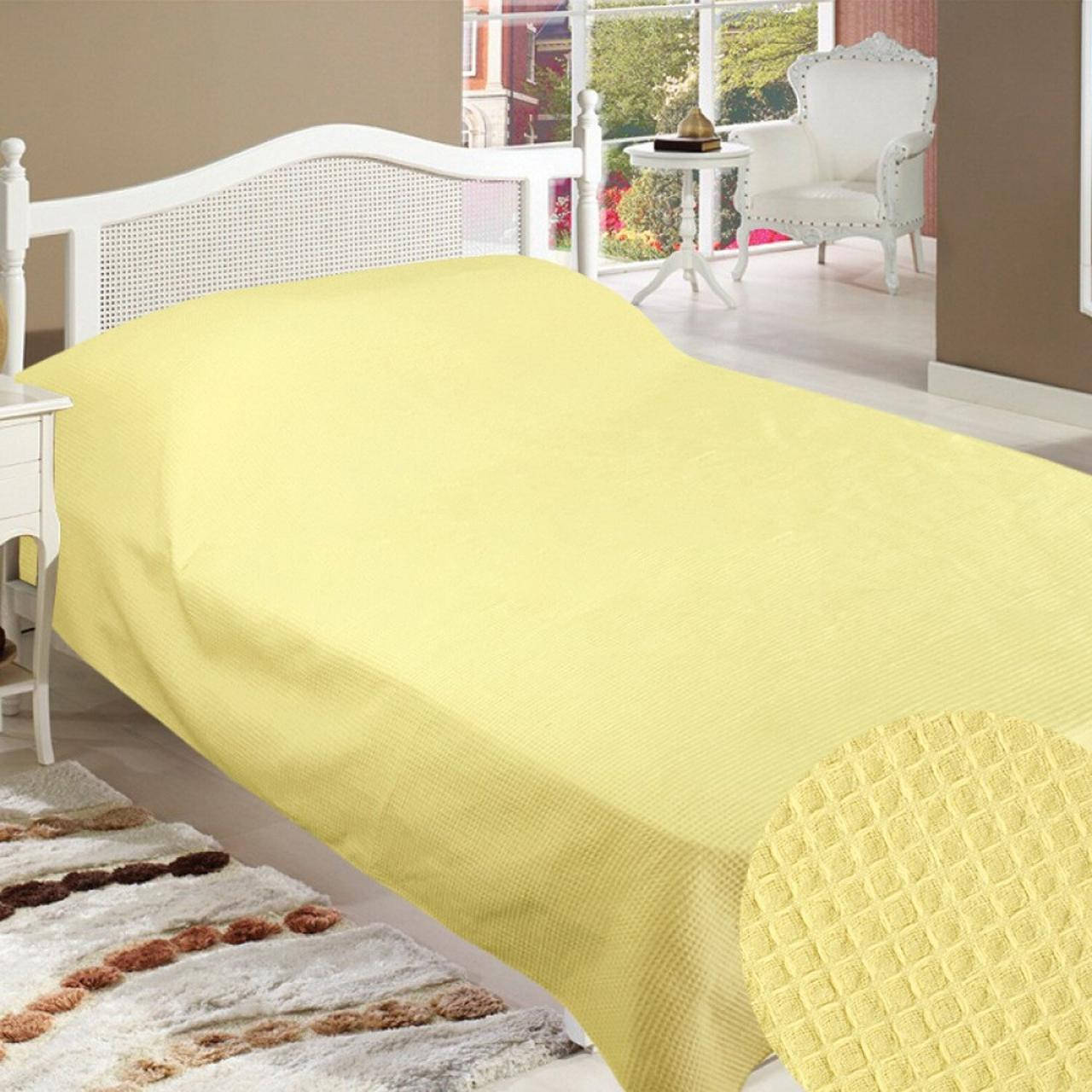 

Простынь из Вафельного материала Ярослав Хлопок, Желтый, 150х200