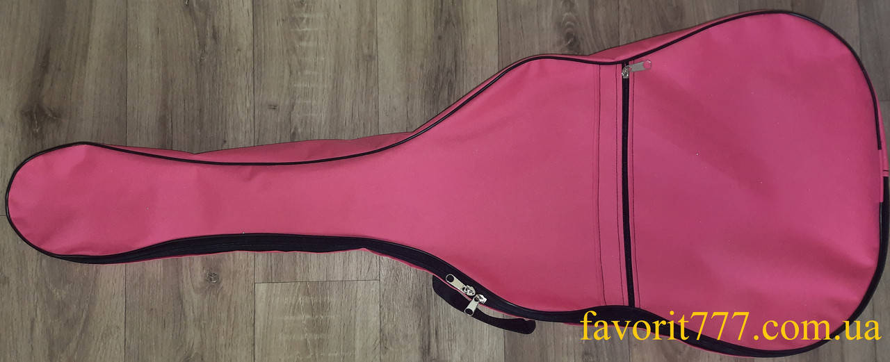 

Розовый чехол для акустической гитары типа дредноут, Yamaha f310, Леотон, Трембита, Cort AD810 (Favorit G-35)