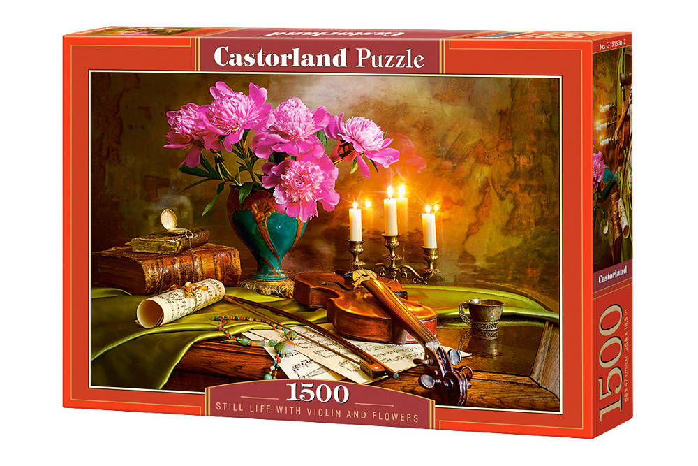 

Пазл Castorland - Натюрморт - скрипка и цветы, 1500 деталей Castor Land