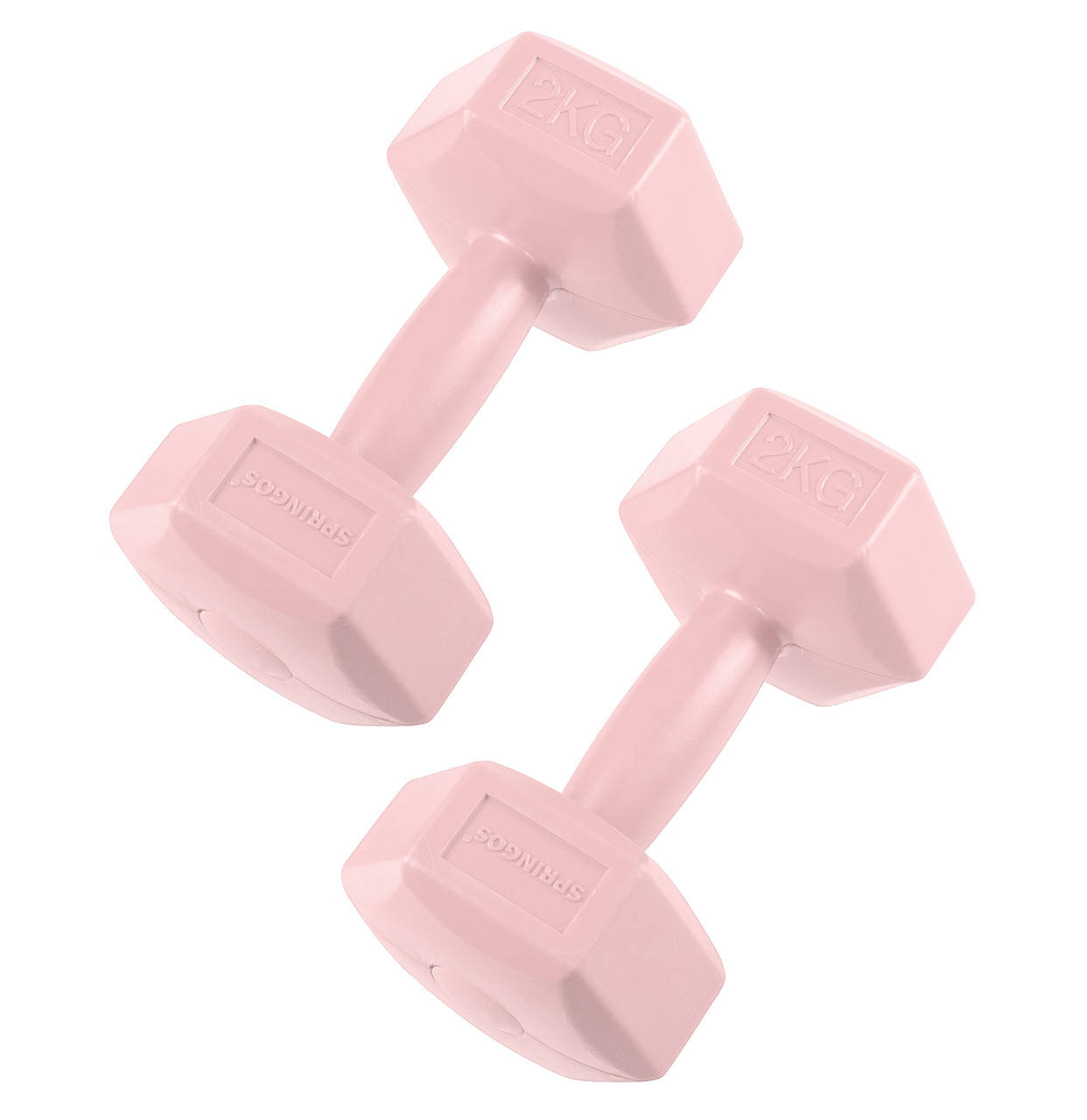 

Гантели Springos Hex 2 x 2 кг FA1063, Розовый