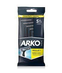 

Станки для бритья Arko Regular 2 мужской одноразовый 2 лезвия 5 шт