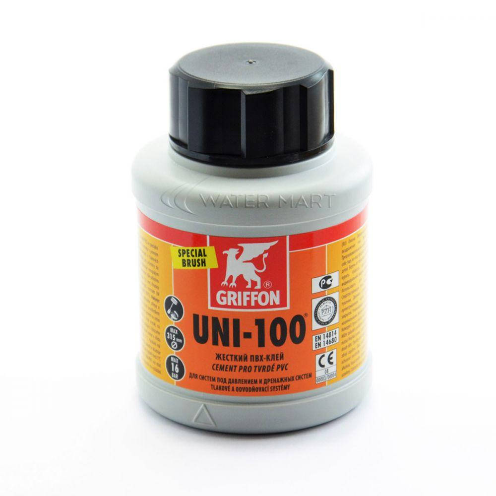 

Клей для ПВХ Griffon UNI-100 0.25л (ящик 24 шт)