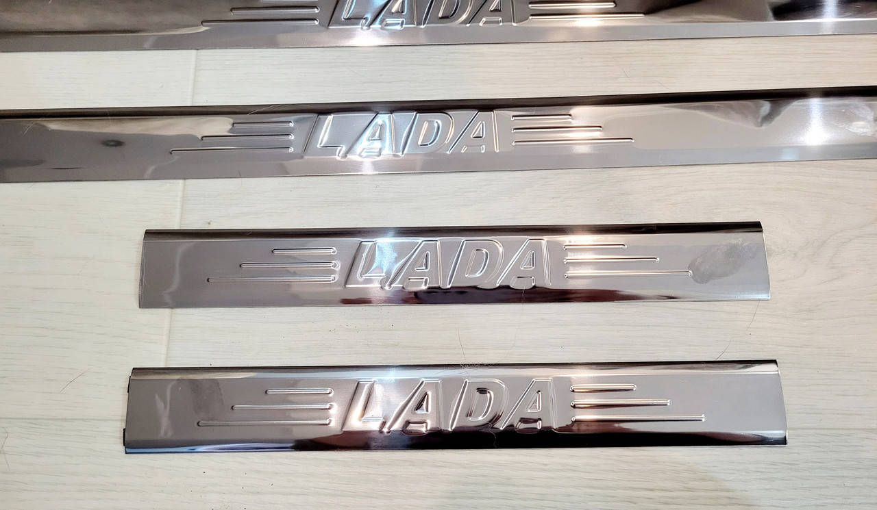 

Накладки на Пороги ХРОМ Lada, Ваз 2101-2107, 2108,2108 -РАСПРОДАЖА-