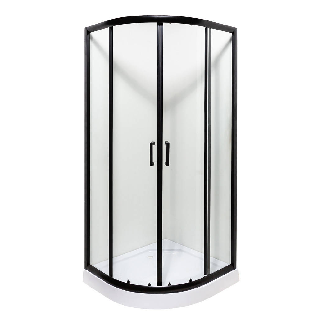 

Душевая кабина Mira black 8015N Bl 90x90x205 мелкий поддон