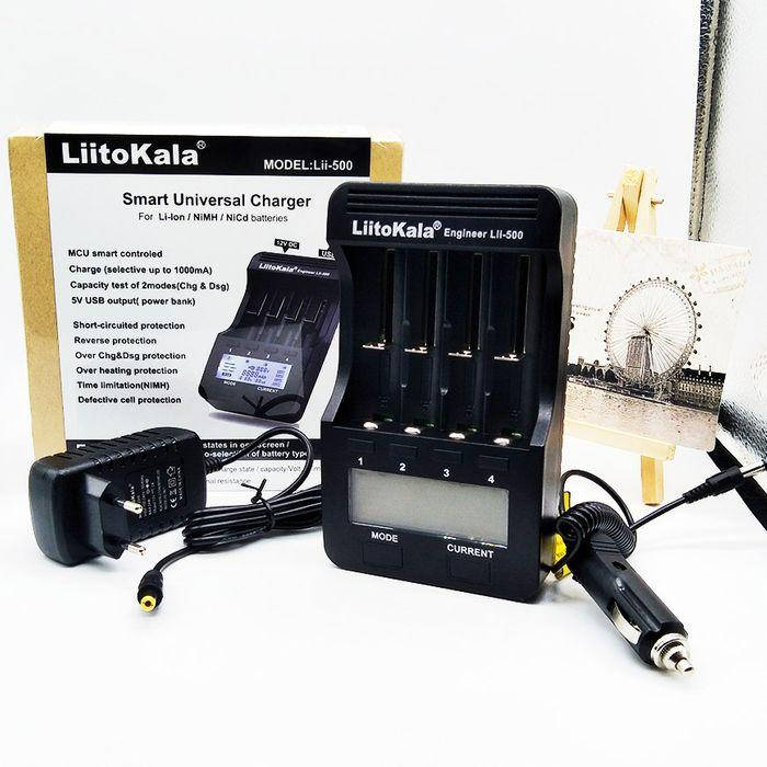

Оригинал Зарядное устройство Liitokala Lii-500 +бп