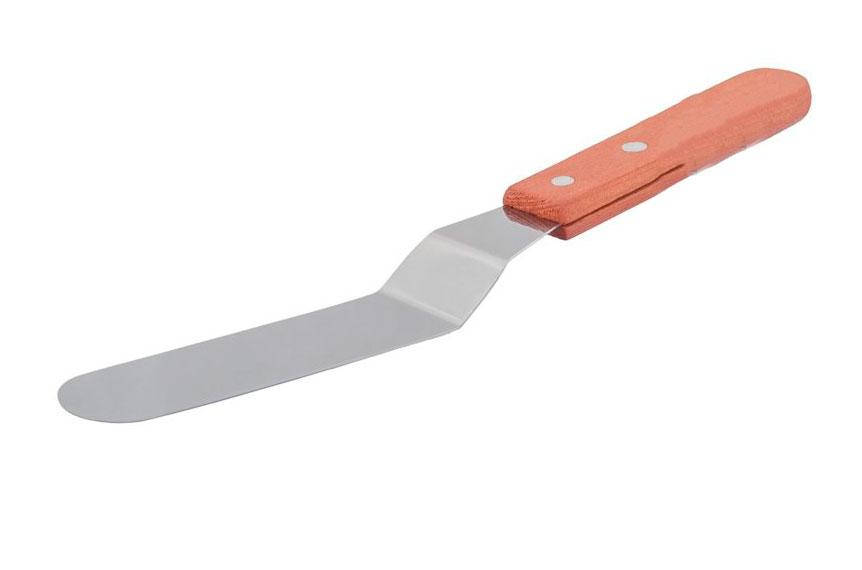 

Шпателей кондитерский 26 см для украшения торта с деревянной ручкой