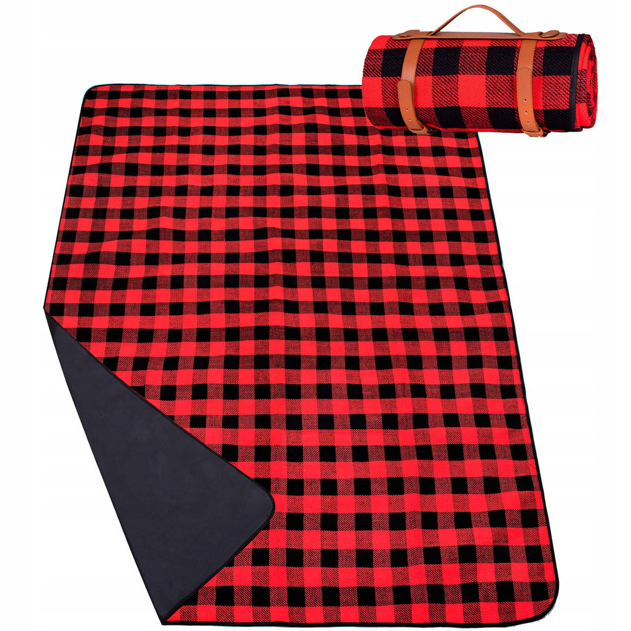 

Коврик для пикника складной Springos 200 x 150 см PM029 Red/Black, Разные цвета