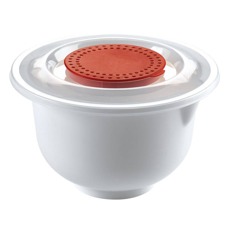 

Миска для миксера с крышкой Heidrun Kitchen Mix, d20 h12 , 1,7 л (HDR-1962), Белый