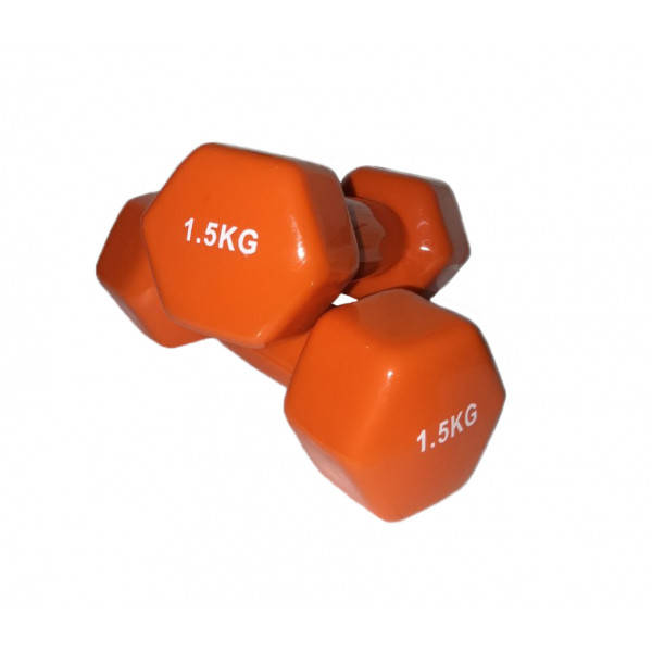 

Гантель аэробная виниловая 1,5 кг Fitnessport VDD-01-1,5k