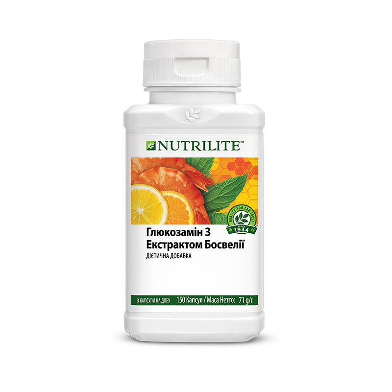 

Глюкозамин с экстрактом босвеллии NUTRILITE