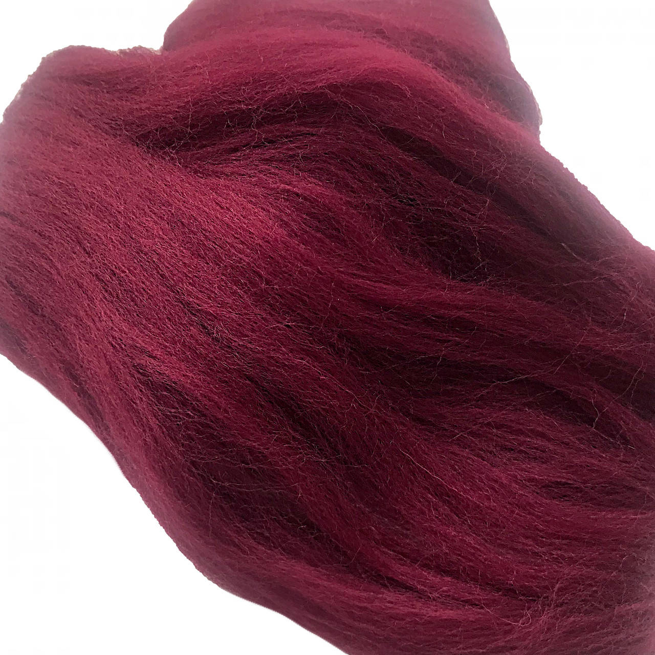 

Шерсть для валяния темно-бордовая, 25 г, Бордовый
