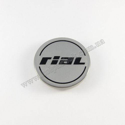 

Колпачок на диски Rial серый (64мм)