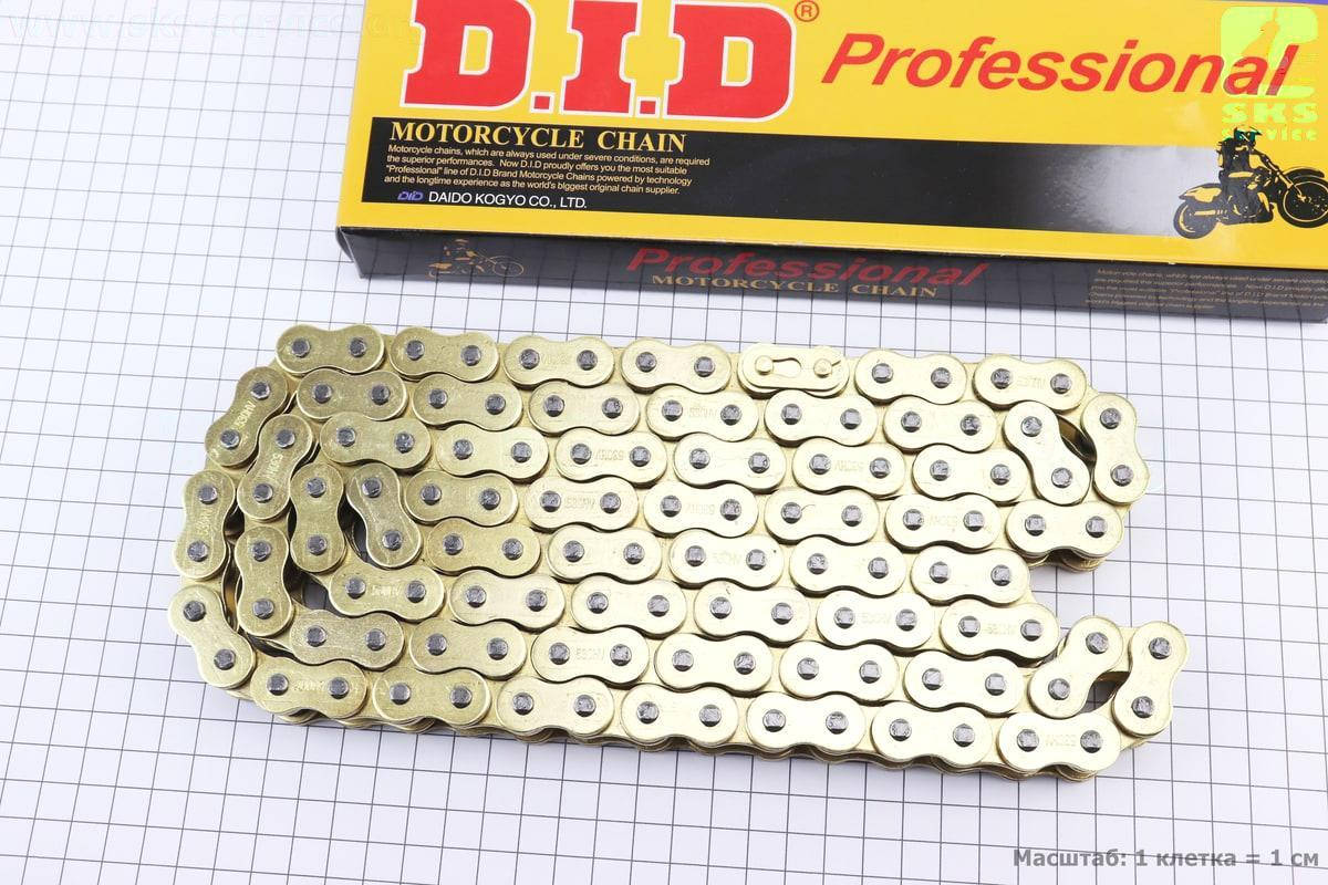 

Цепь привода колеса 530HVO*120L GOLD (с сальниками) (есть DID на звене) (324104)