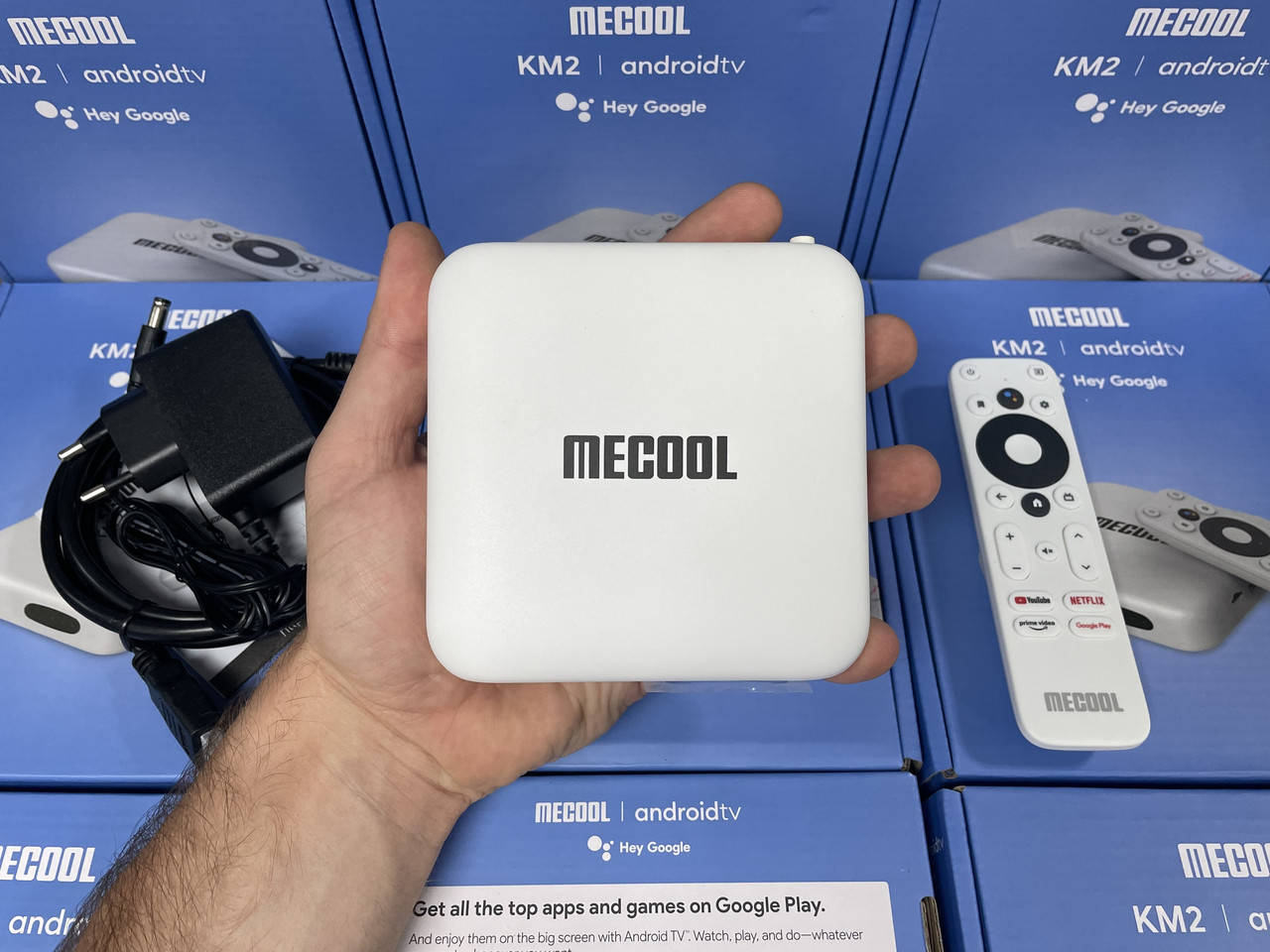 

TV-Приставка Mecool KM2 2/8GB S905X2 ATV, NETFLIX, Android TV 10.0 (SmartBOX, Андроид СмартТВ, тв бокс)