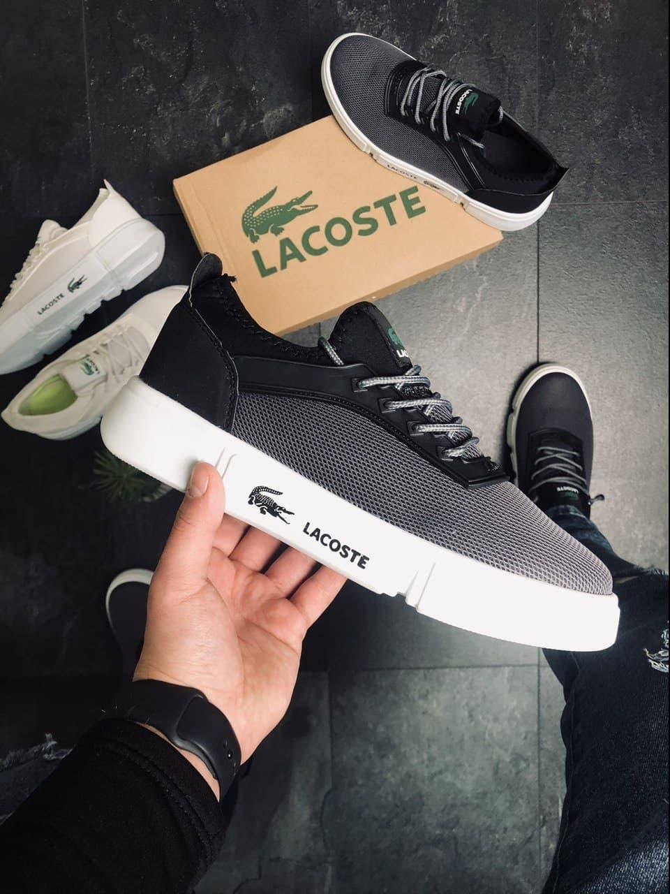

Легкие кроссовки LACOSTE Grey в 7+ расцветках!!! | рр.40-44 | lacosta кросівки в сітку лакост лакоста легкі, Серый