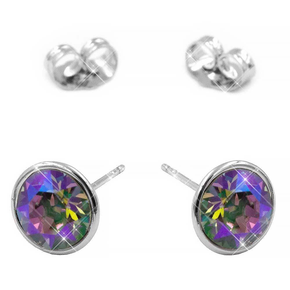 

Серьги-гвоздики родий Swarovski Камень 0,8 см (на основании)