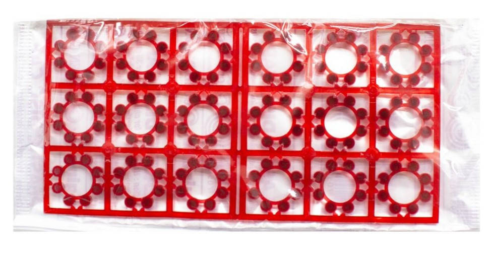 

Пистоны - пугачи Golden Gun для детского оружия (18 колец обойм по 8 пистонов), Красный