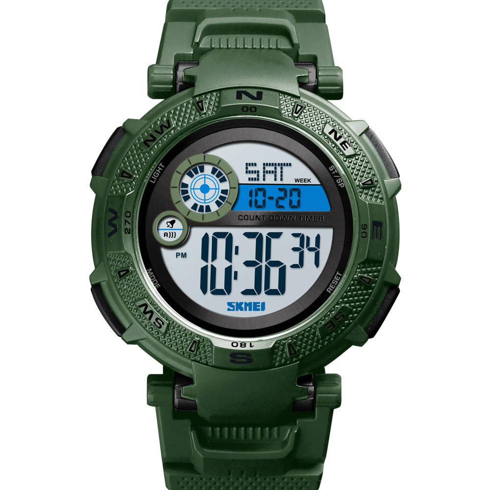 

Skmei 1467 зеленые мужские спортивные часы