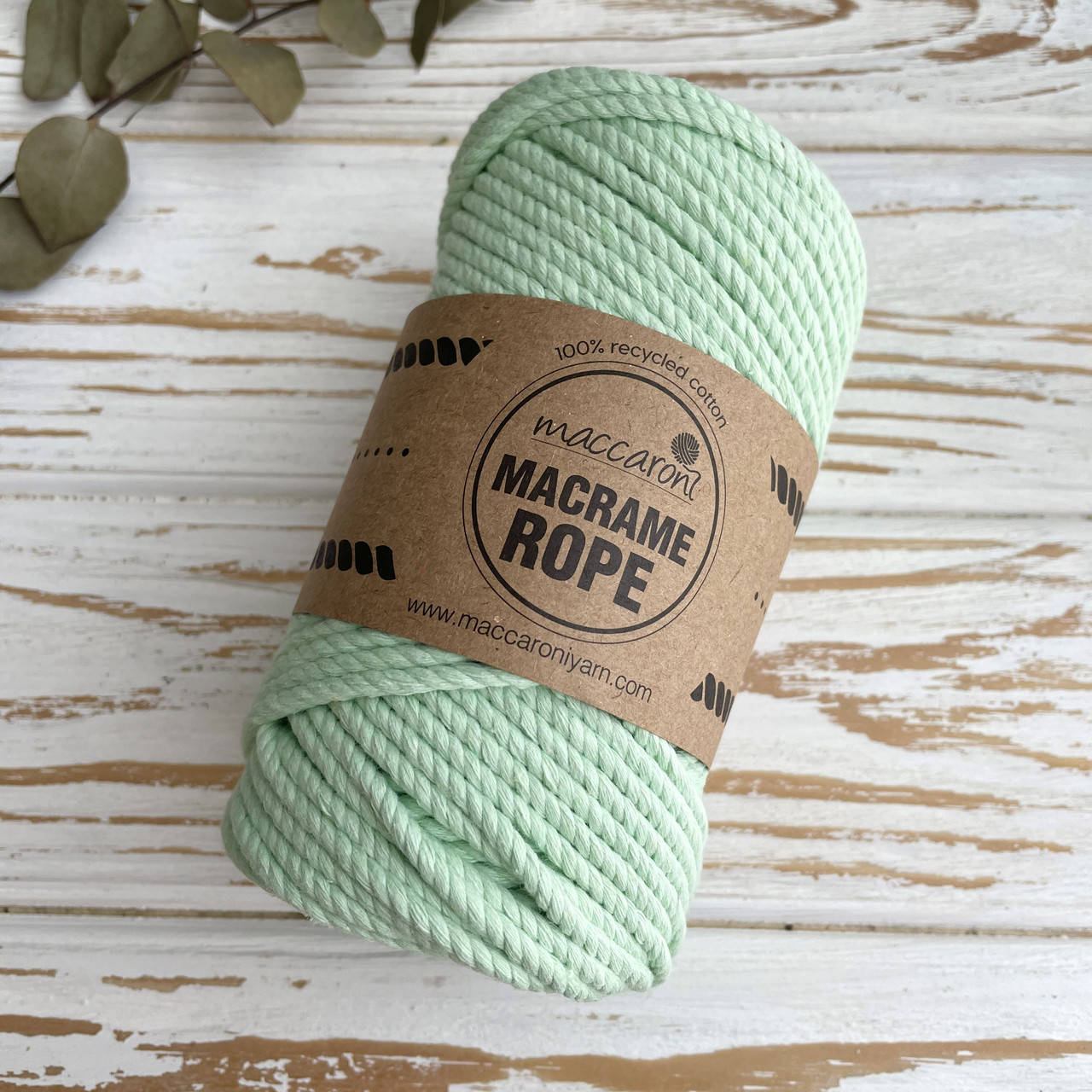 

Эко шнур Macrame Rope 4 мм, цвет Мята