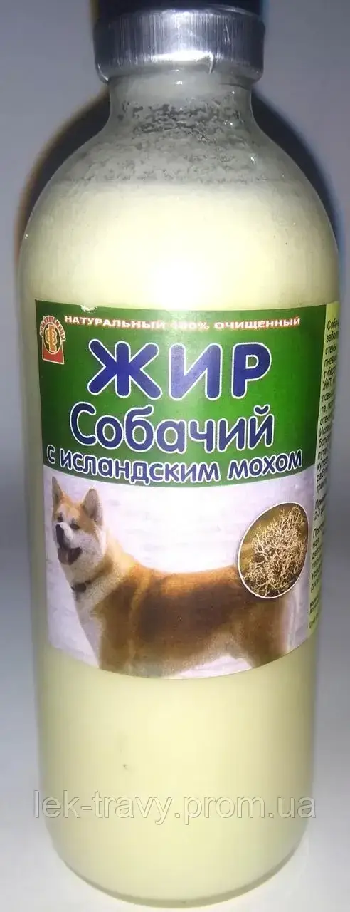 

Собачий жир с исландским мхом, 250 мл