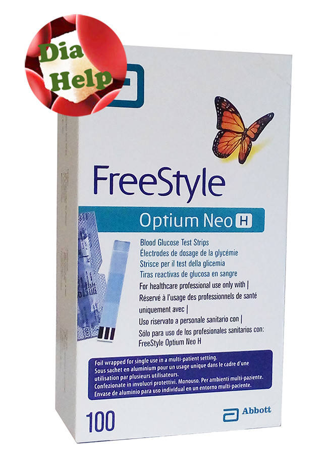 

Тест-полоски ФриСтайл Оптиум Нео Н (FreeStyle Optium Neo H) 100 штук
