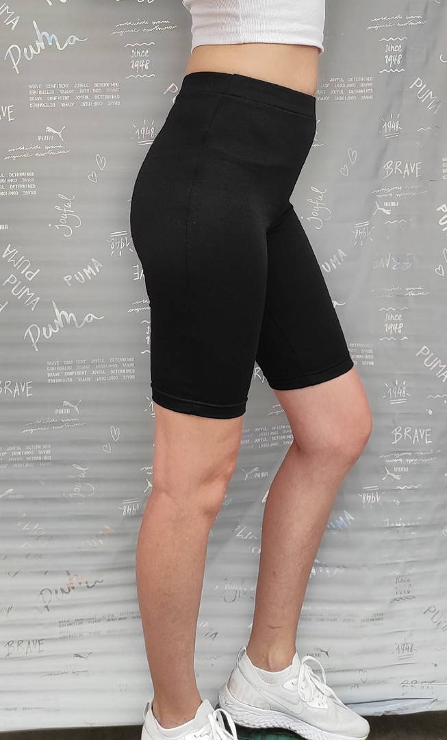 

Велосипедки женские молодежные однотонный черние, Черный