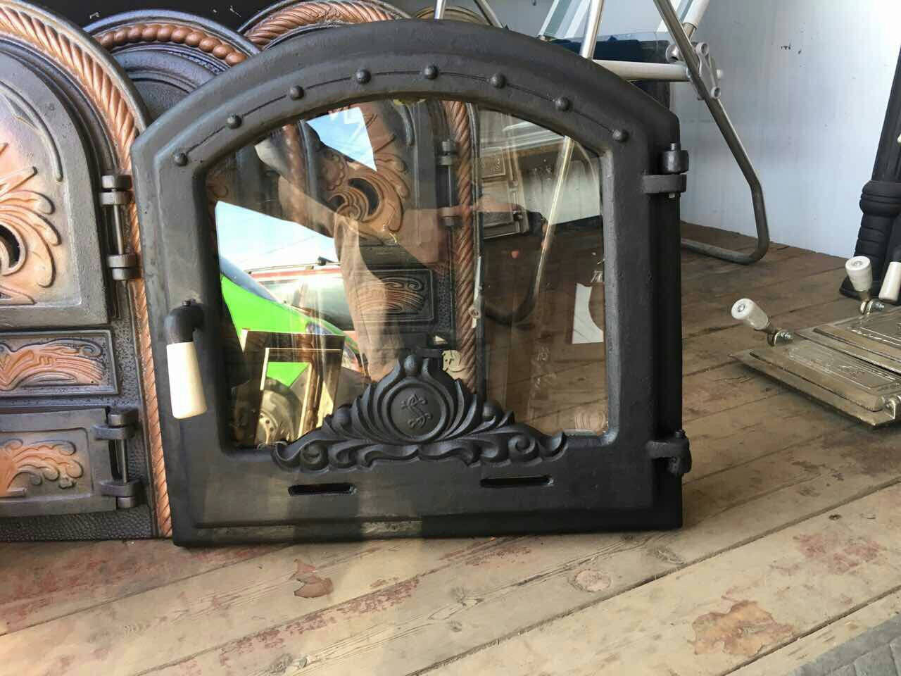 

Дверцы для камина печи барбекю 500*500 мм. Печная дверца со стеклом