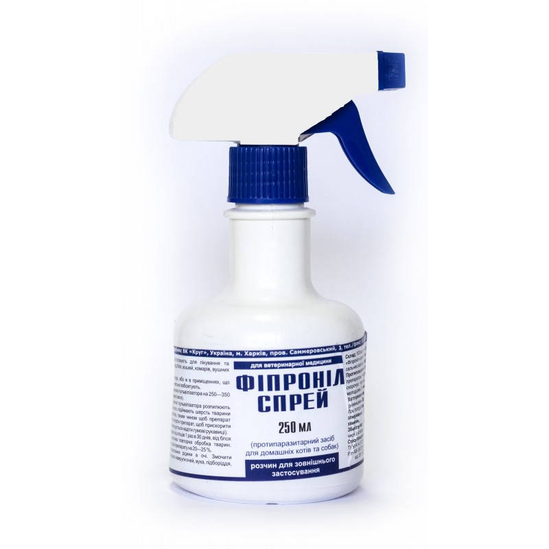 

Фипронил-спрей "Люкс" 250 мл для кошек и собак