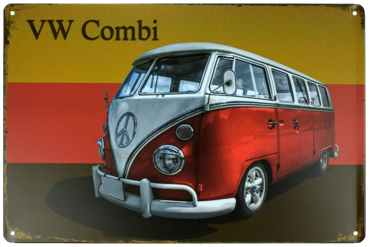 

Металлическая табличка "VW Combi" (ms-00430)