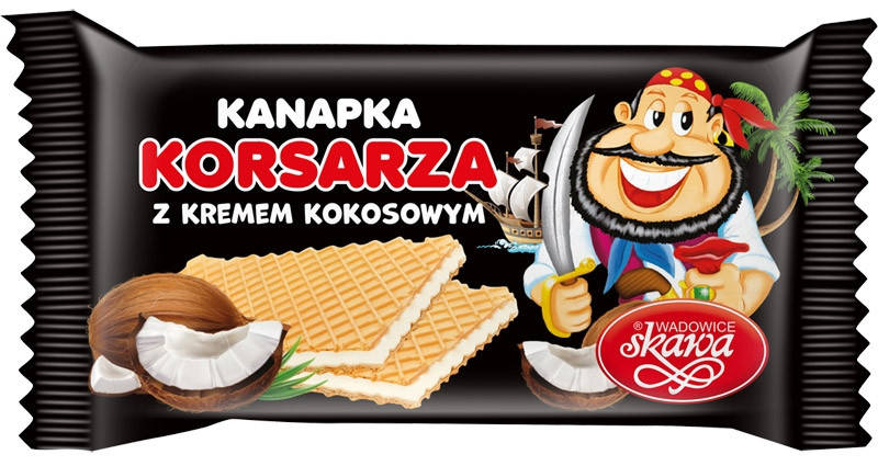 

Вафли Korsarza Kokos 26g