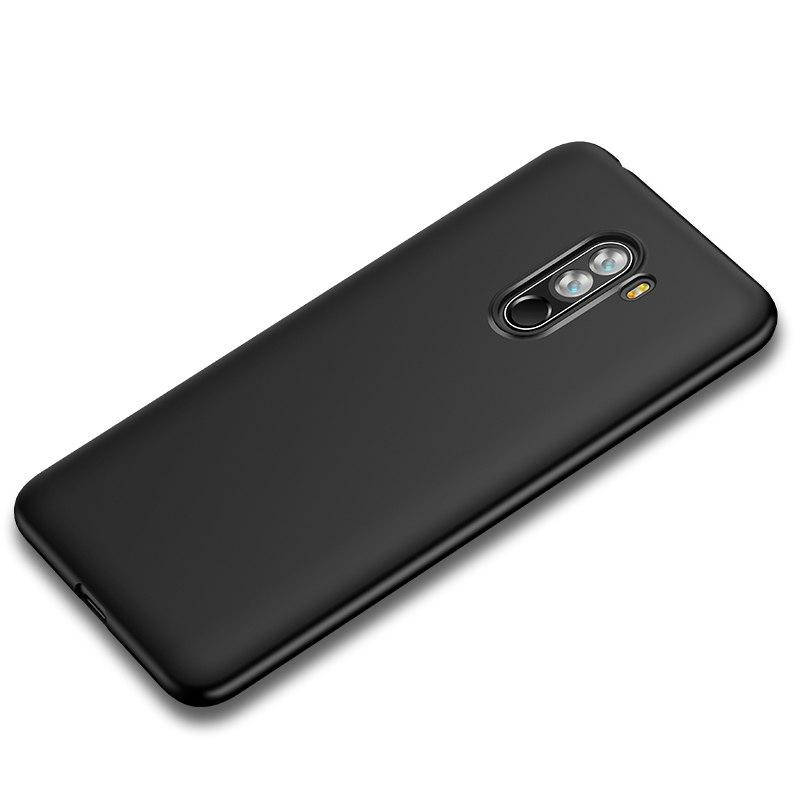 

Тонкий матовый чехол для Pocophone F1 Черный