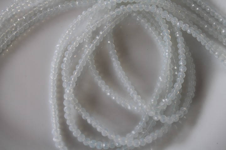 

Бусина хрустальная, 3\4 мм, лунный, нить